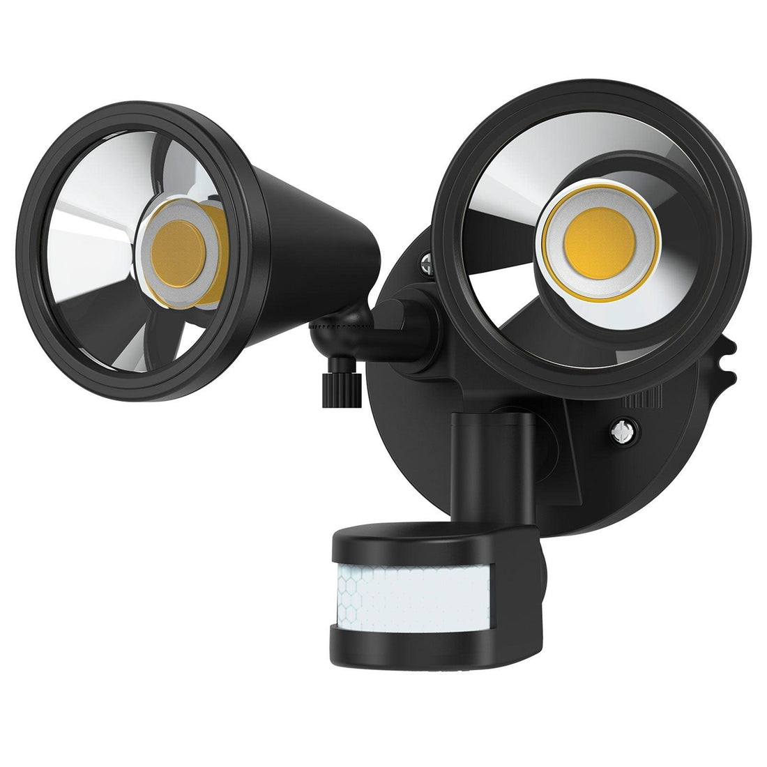 Lumio Twin Head Cob Led Floodlight with Sensor Mercator
