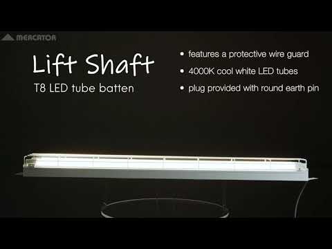 Lift Shaft Twin T8 LED Tube Batten Light