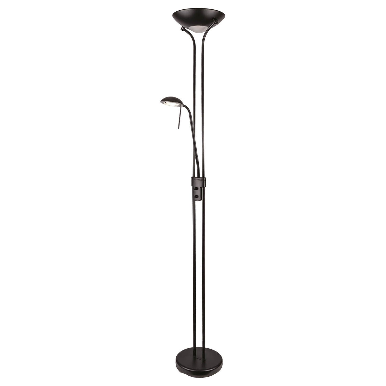 Tall uplighter outlet floor lamp