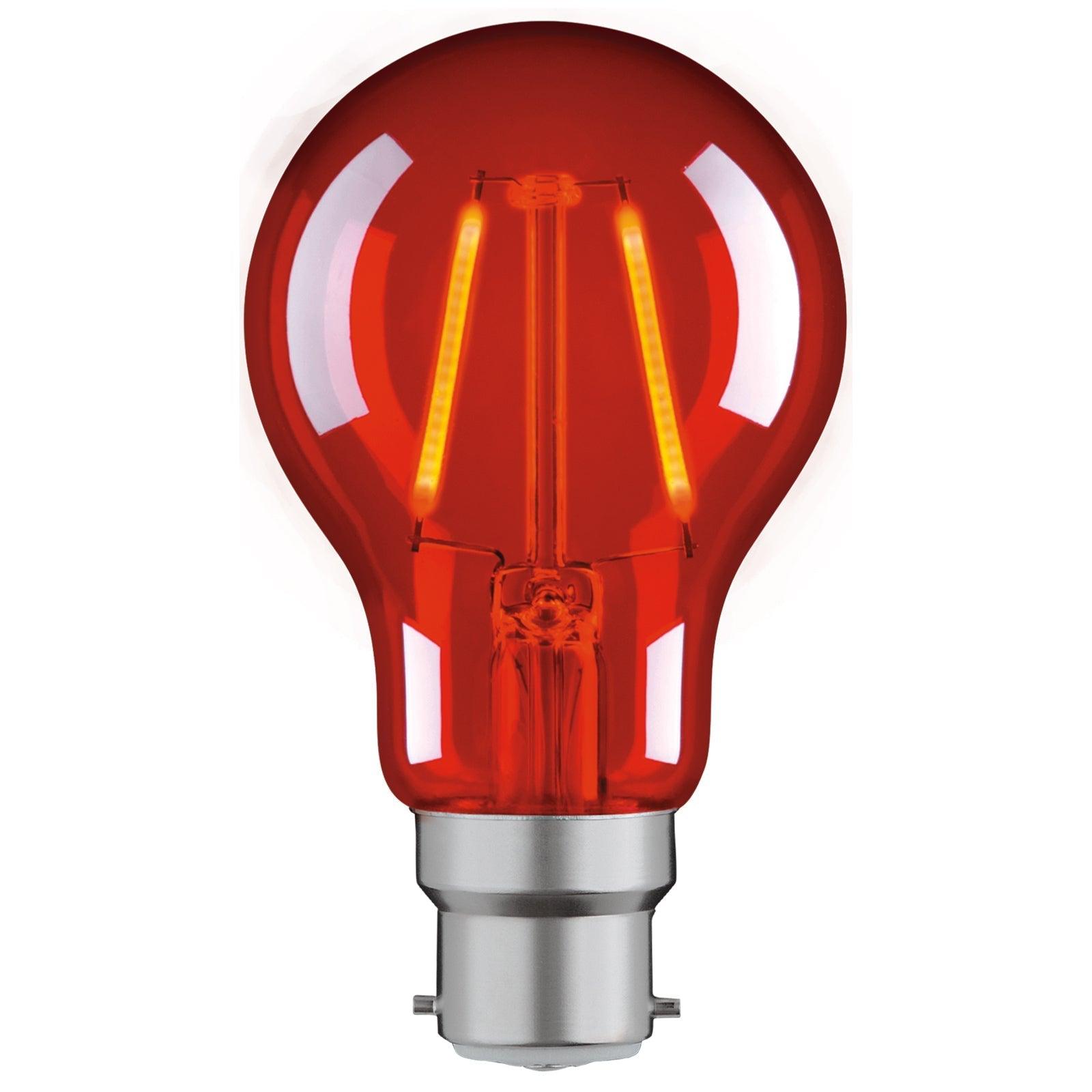 BULLPEN Original \"Red Clay　Lamp\" 〈E26〉 Long Life Lamp Company Ambient 4w Vintage LED Filament Red