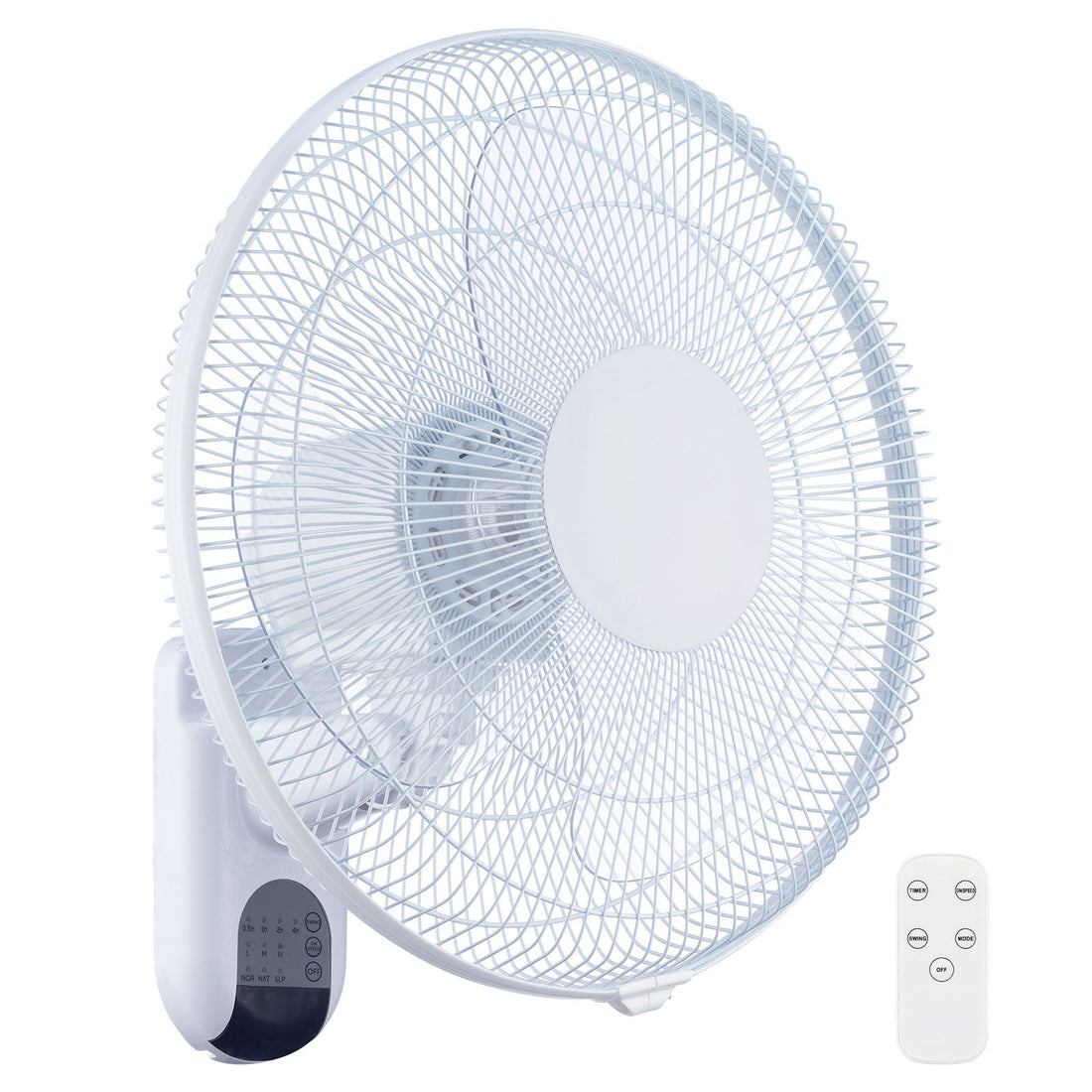 Ivan 40cm Wall Fan with Remote Control Mercator