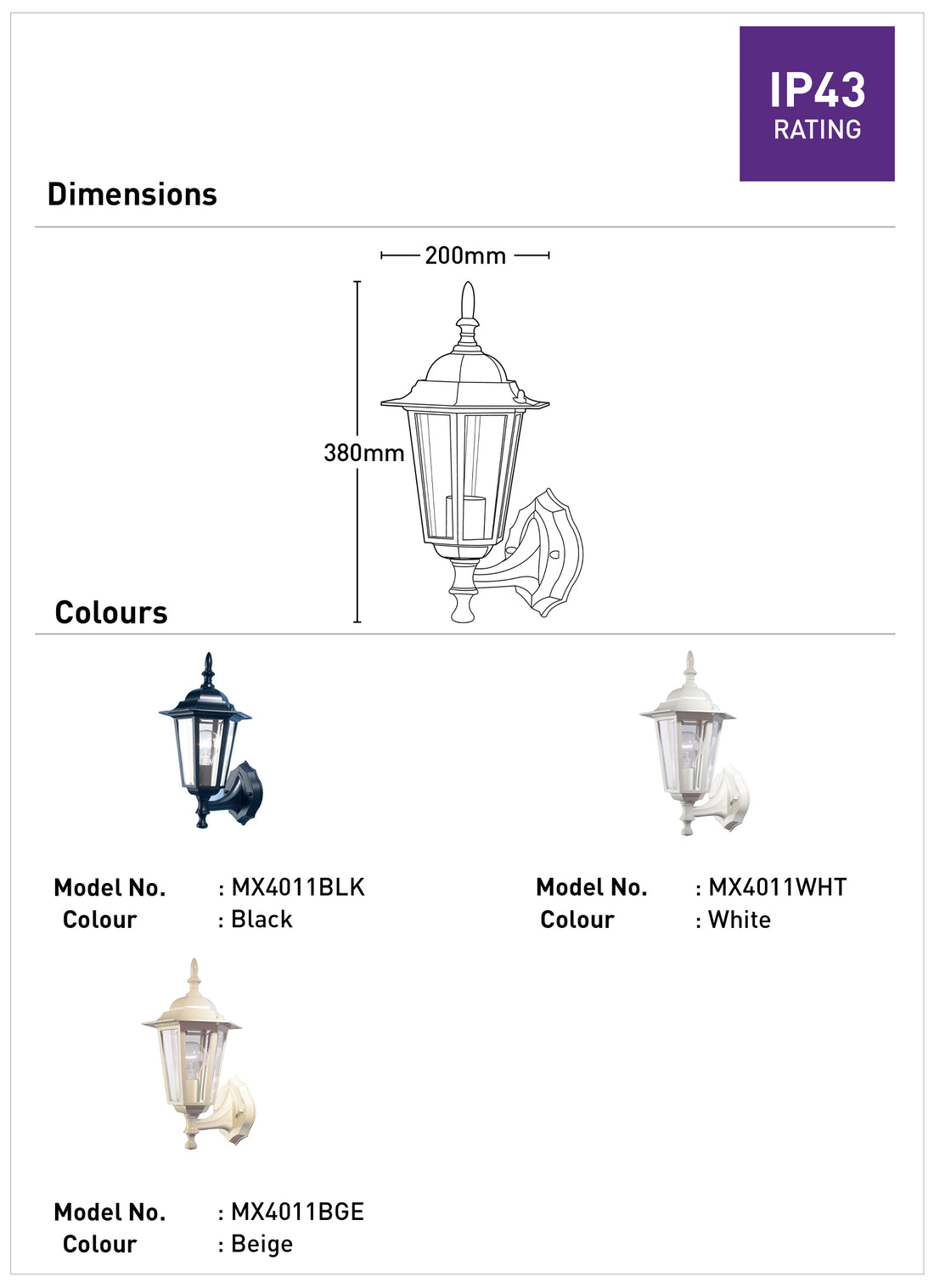 Coach Light Blocks Tilbury Outdoor Coach Light – Mercator