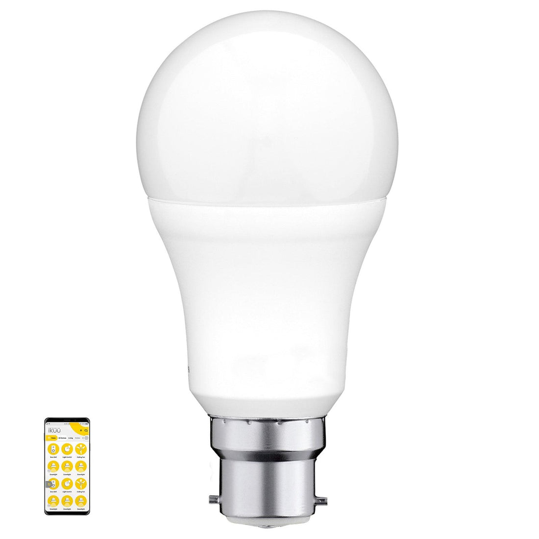 Classic Ikuü Smart Wi-Fi B22 LED with CCT & RGB Mercator