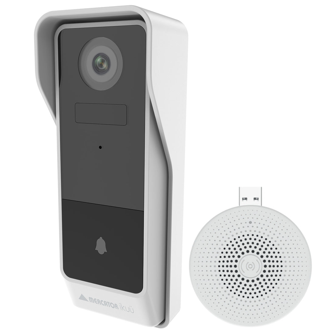 Ikuü Smart Wi-Fi Rechargeable Video Doorbell