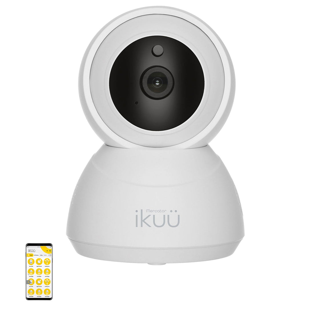Ikuü Smart Wi-Fi Indoor Pan & Tilt Security Camera