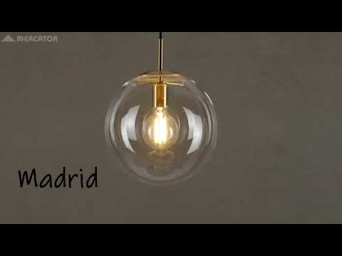 Madrid 1Lt Medium Pendant Light