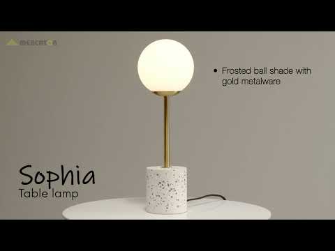 Sophia Opal & Terrazzo Table Lamp